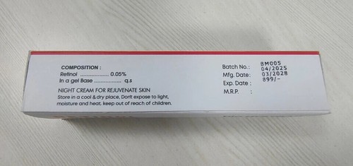 Pack-2 Retinol 0.05 Pro Gel Night Cream Face Rejuvenation Creme–40g EXP MAR 2028 - Picture 2 of 7
