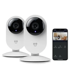 Geeni Glimpse 1080p HD Smart Camera – Indoor Home Security Camera – 2 Pack