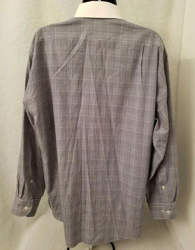 Camisa Etienne Aigner Hombre Talla 16.5 32/33 Azul Blanco Cuadros Foto 4 de 4