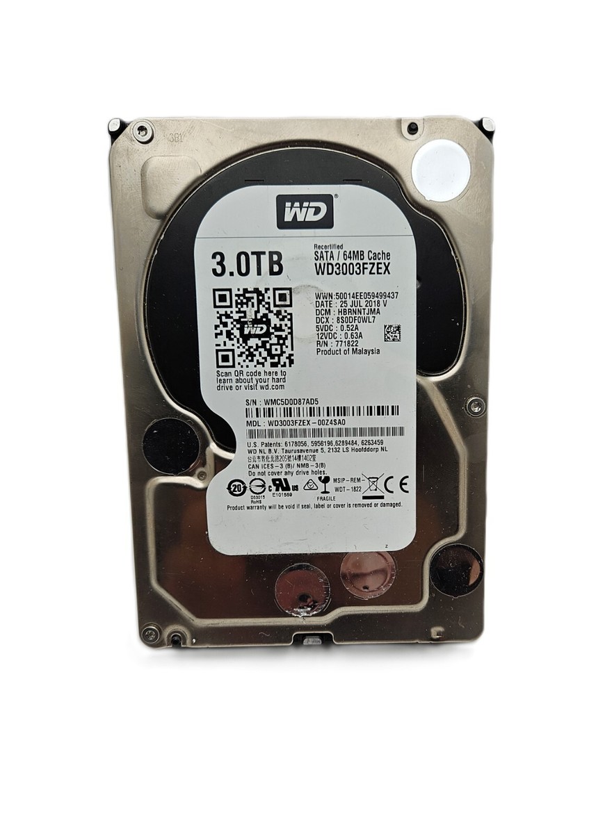 Western Digital WD3003FZEX（3.5 HDD 3TB） WD 3TB 3.5