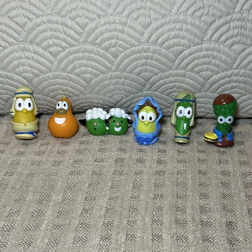 Big Idea Toys 2004 Veggie Tales Nativity Lot of 6 Replacement Figures