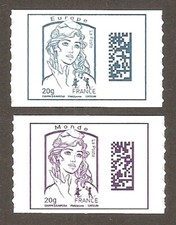 2015 Autoadhésifs n° 1176 + 1177 Marianne de CIAPPA Neufs** LUXE