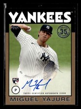 2021 Topps #86B-MY Miguel Yajure Gold /50