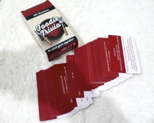 Food & Drink Trivia Talking Tables After Dinner Questions Cards Food Trivia Game