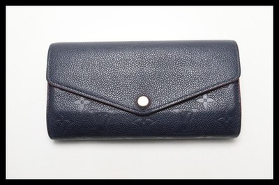 LOUIS VUITTON Monogram Empreinte Portefeuille Sarah Leather Wallet
