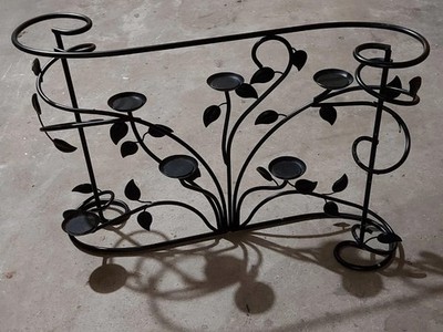 Partylite Kerzenhalter Metall schwarz