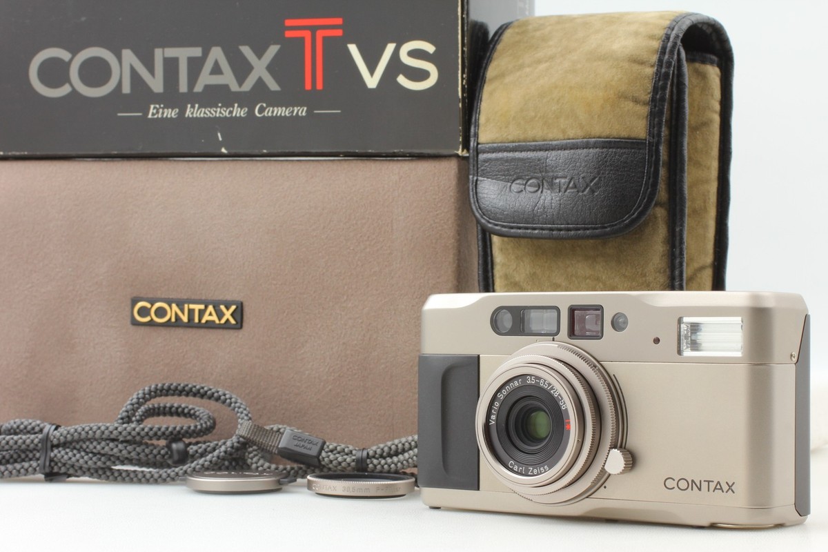 ⏯️All Works [ TOP MINT w/ Box Case Strap Filter ] Contax TVS