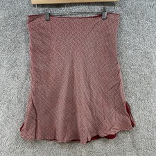 Old Navy Women's Skirt Size 8 Pink Floral Side Zip Closure