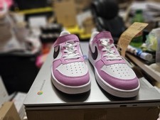 Nike Court Borough Low Recraft PS White Pink Black Sneakers US 2.5Y