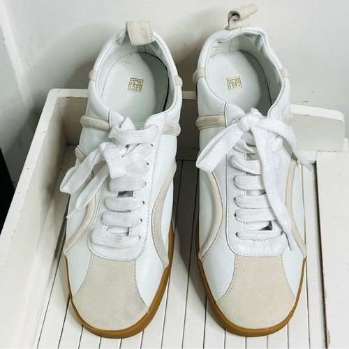 Toteme Leather sneakers off-white sz 39 - Picture 13 of 16