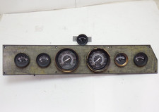 Faria Set of 7 Boat I/O Gauges Speedo Volts Trim Oil Temp Fuel - Vintage