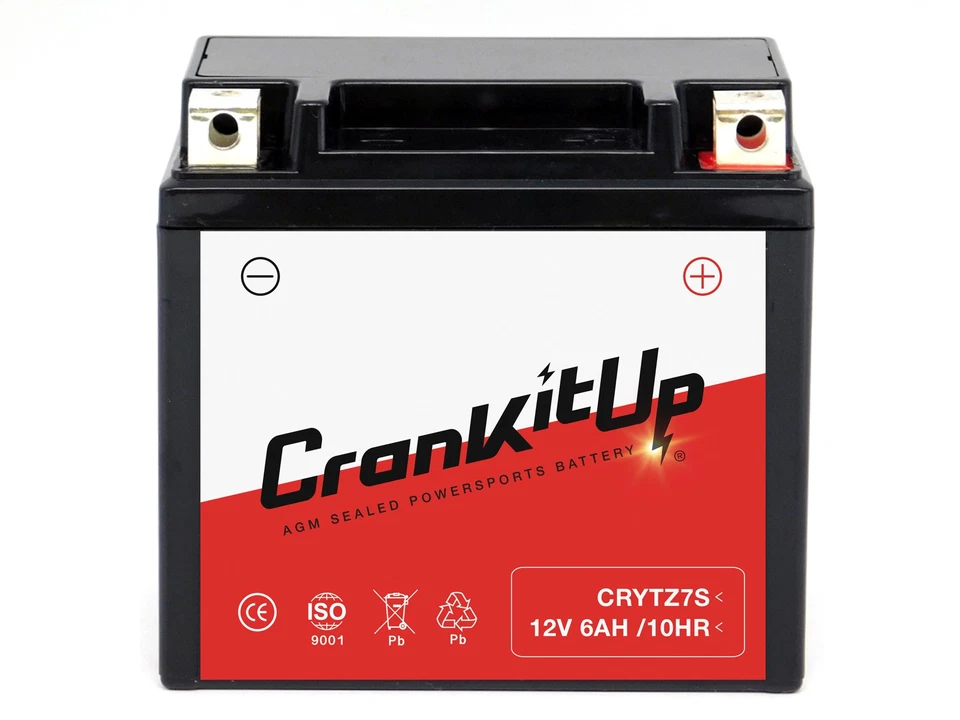 YTZ7S YTX5L-BS YT5L-BS Moto 12V Sellado AGM GEL Batería 6Ah ATV UTV PWC Foto 3 de 3