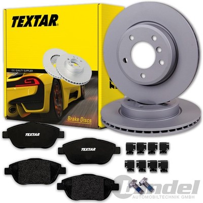 TEXTAR BREMSSCHEIBEN 283mm + BELÄGE VORNE für OPEL CROSSLAND + CORSA F + MOKKA B