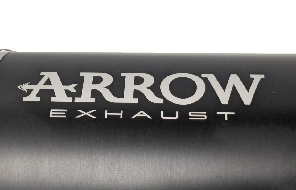 ARROW 71805AKN Maxi Race Tech Dark Aluminium Slip On Muffler Carbon End Cap - image 3 of 4