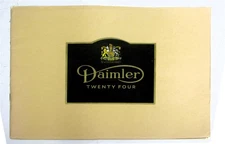 DAIMLER Twenty Four Car Sales Brochure 1939 Saloon Limousine Landaulette Sports