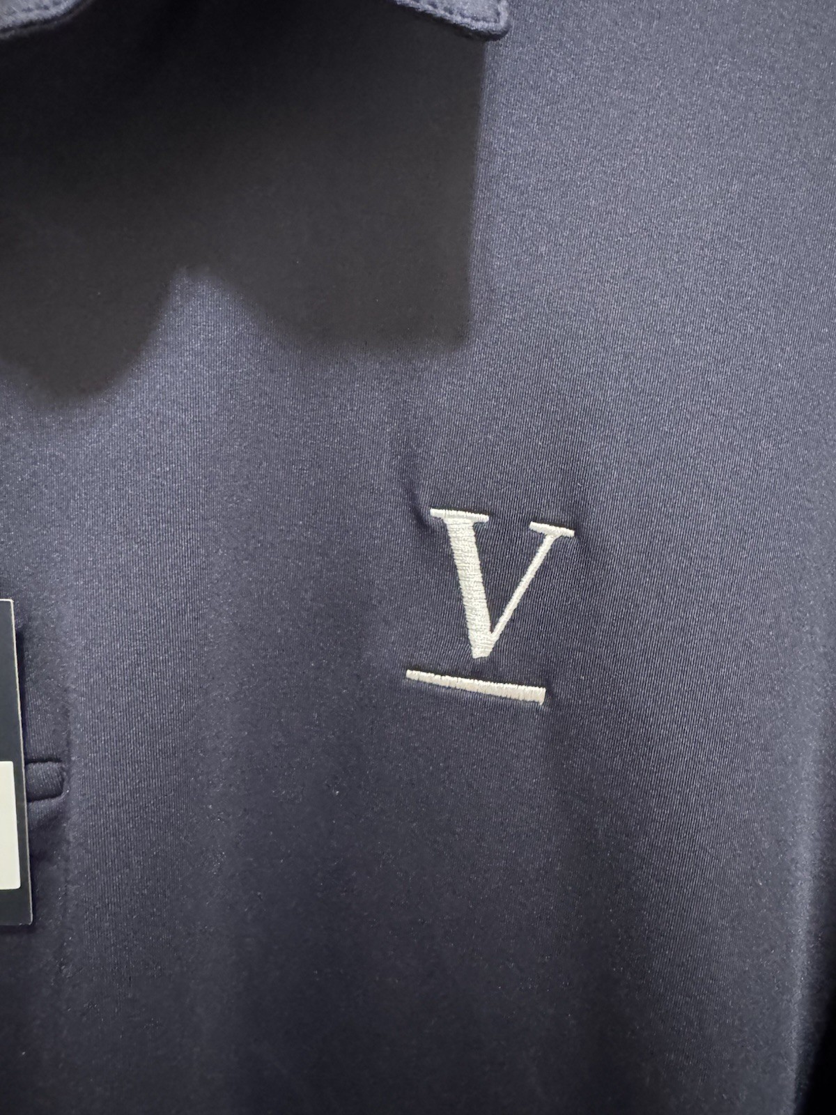 Mizzen Main Medium Classic Navy Versa SS Polo New With Tags Golf Dress Logo