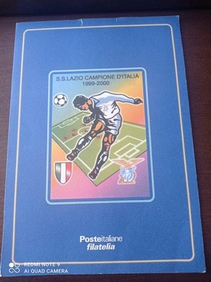 Poste Italiane Stamps Collection SS Lazio Champion of Italy 1999-2000