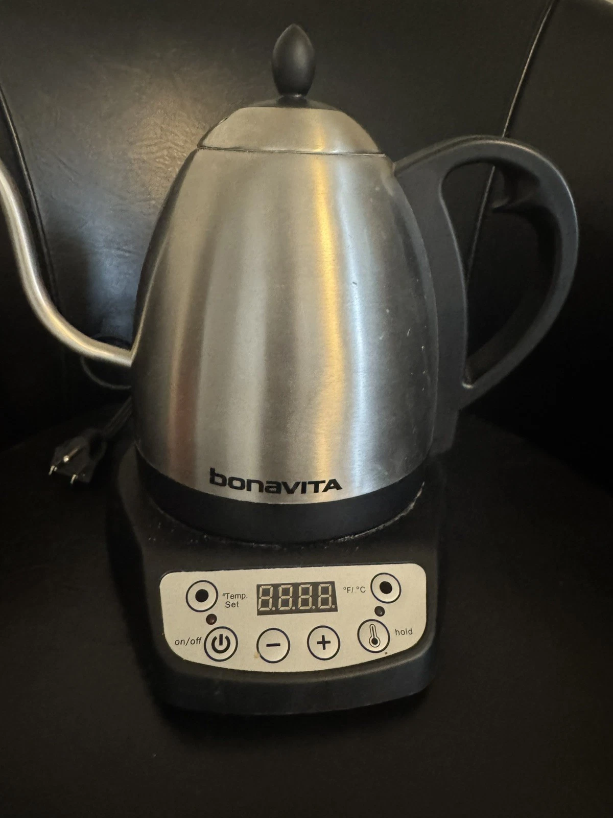 Precision Gooseneck Kettle 1200W W/ Temperature Control & Heat Hold Feature