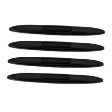 4Pcs Car Anti Collision Strip Silicone Car Anti-Scratch Side Door Edge Black