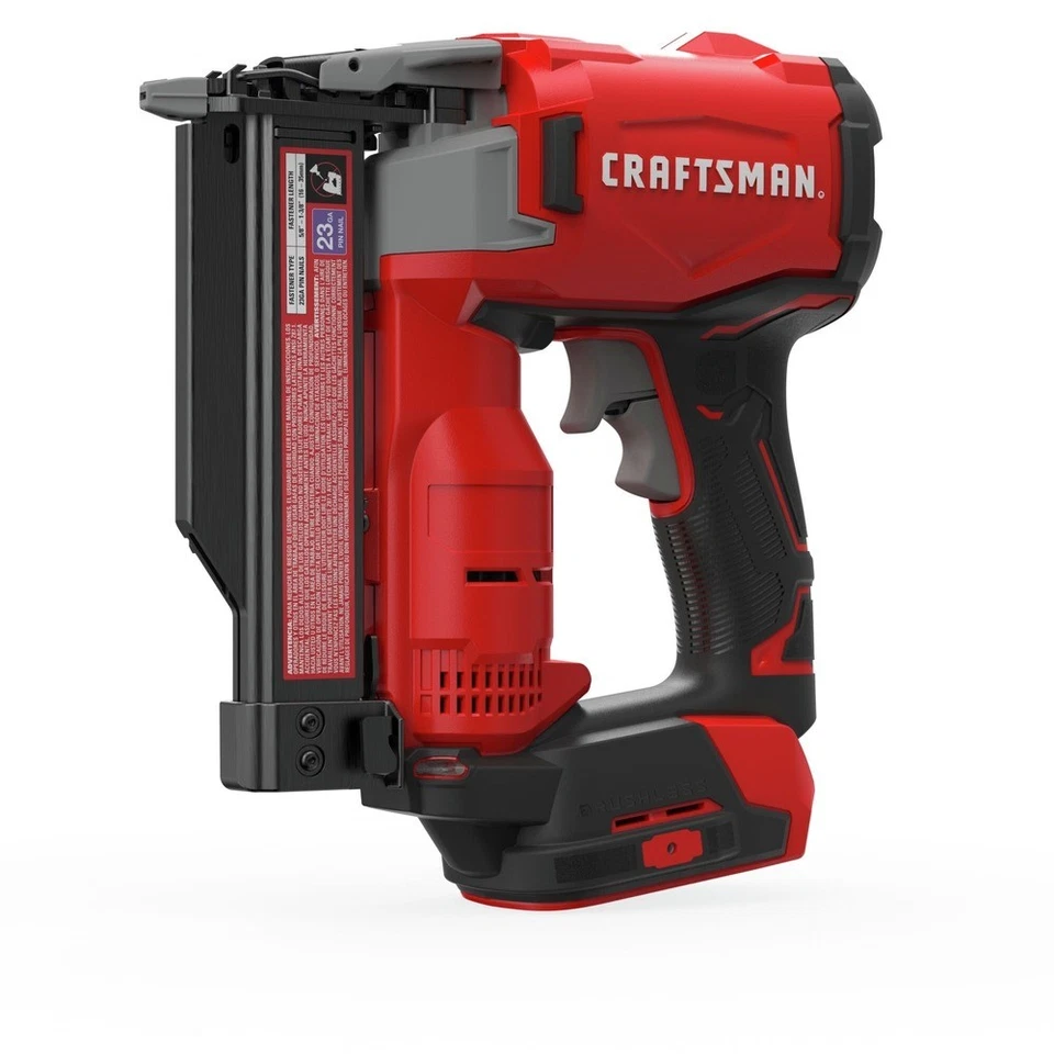 Pregador de pinos Craftsman CMCN623BR V20 23 ga. (somente ferramenta) certificado recondicionado