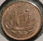Photo of a 1967 Elizabeth II Half Penny from an eBay listing that sold on Apr 15, 2026