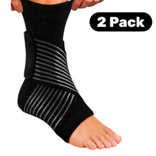 Ankle Support Brace, Adjustable Compression Ankle Braces for Sports 2 Pack