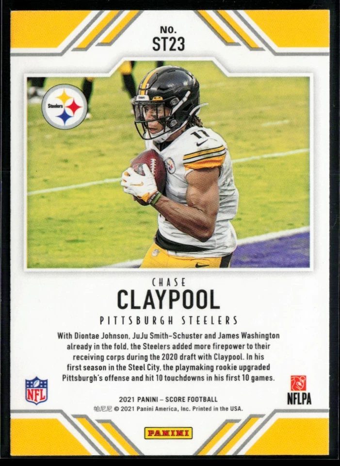 2021 Score Score Team #ST23 Chase Claypool - Image 2 of 2