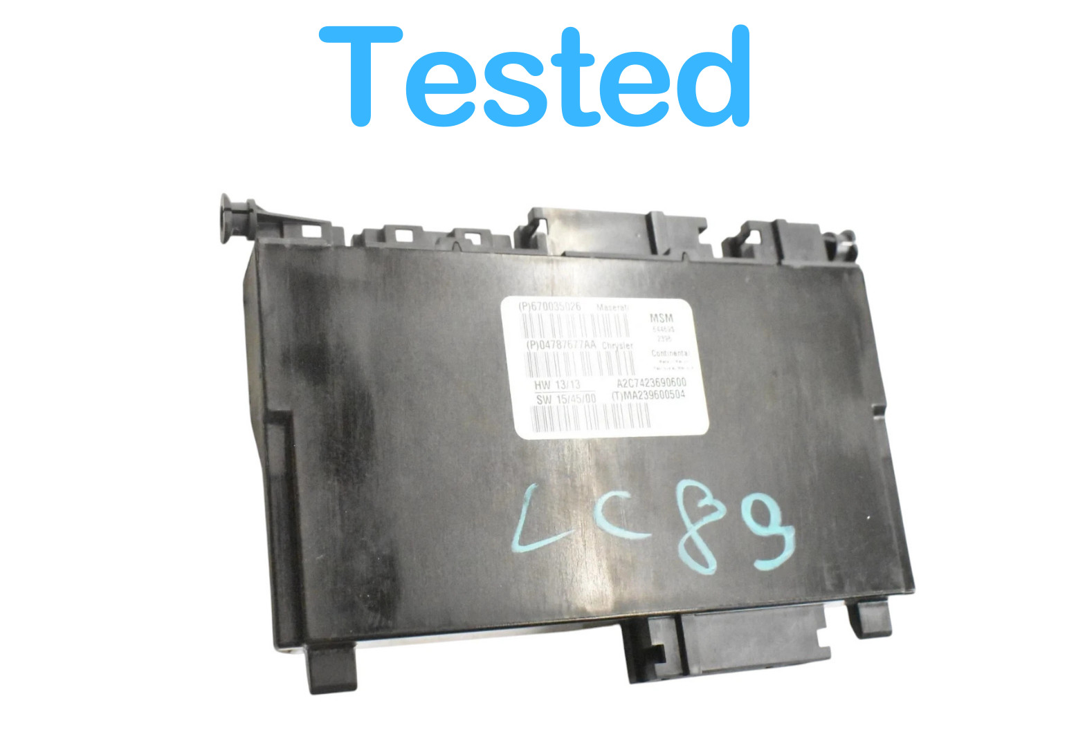 14-20 Maserati Ghibli Levante Front Left Side Seat Control Controller Module Oem