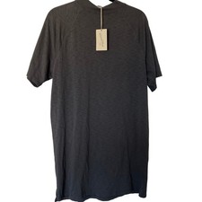 Universal Thread Women's Dark Gray Elbow Sleeve T-Shirt Dress - Medium - NWT