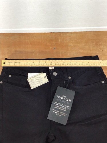 NWT Banana Republic Black Denim The Traveler Slim Jeans Pants Size 31X32 - Picture 19 of 24