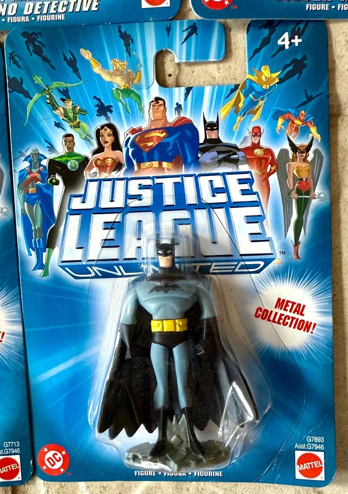 Lote de 7 figuras Justice League Unlimited DIE-CAST Metal DC Mattel Foto 4 de 4