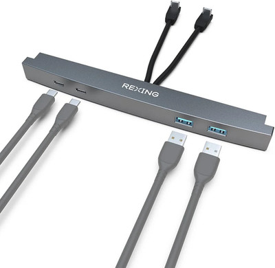 Rexing 4-Port Tesla Docking Station (For Tesla Models 3/Y Users)