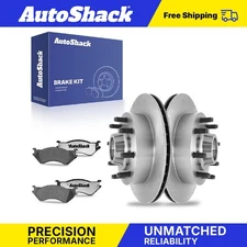 Front Brake Rotors Ceramic Pads for 1997 Ford F-250 HD 5.8L 7.3L 7.5L V8