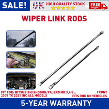 2Pcs Wiper Linkage Push Rods For Mitsubishi Shogun Pajero 2007-2021 Mk3 Mk4 Mk5
