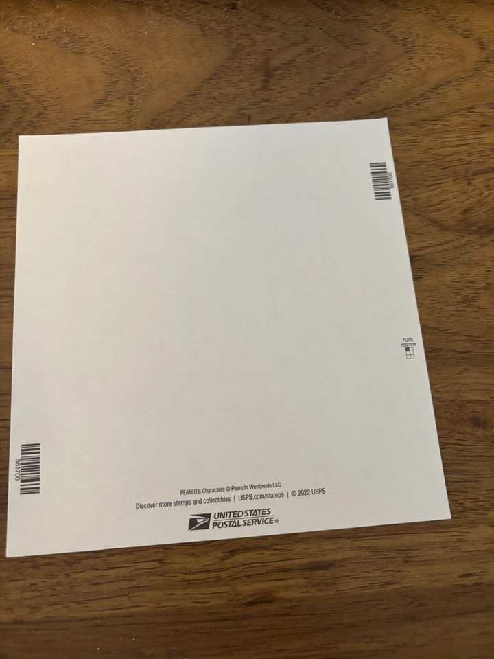 Excelente - MNH Charles Schulz Peanuts Personajes Charlie Brown 2022 Foto 4 de 4