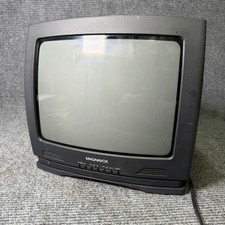 Magnavox CRT Tv 13 Inch Model 13x60100AA Tested Works Retro Vintage Video Game