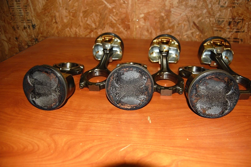 07-12 Nissan 350Z Infinity G35 FX35 M35 VQ35HR 3,5 L pistones con bielas Foto 3 de 4