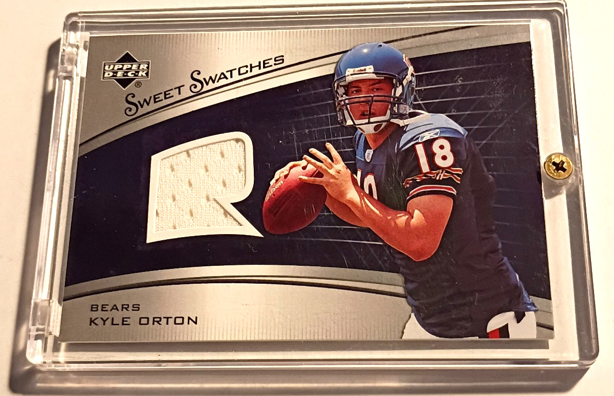 Kyle Orton Upper Deck Sweet Spot Sweet Swatches Rookie #SRKO Sweet Swatches Rookie