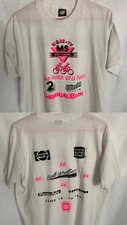 Vtg Buffalo New York T Shirt Wgrz Tv MS Bike Classic Single Stitch XL Screen Sta