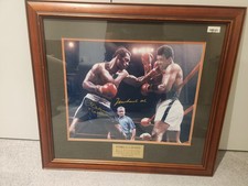 Muhammad Ali Vs Ken Norton Hand Signed Photo Framed