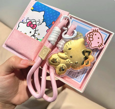 NEW  Zhaocai KT Cat Gold 999 Keychain 0.2g Gold Keychain Pendant Gift