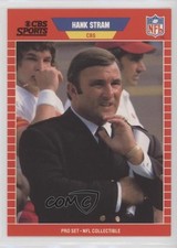 1989 Pro Set Announcers Hank Stram #20 8d2