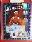 Panini 2025-26 Donruss Jeremiah Fears Auto RC Net Marvels #'ed out of /75