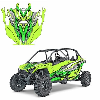 2019 to 2023 Polaris RZR  Graphic Kit Wraps Decals sticker Off Road EPS 02