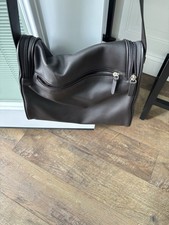 MAXX NY Crossbody Soft Black Leather Signature Purse hand shoulder bag zipper