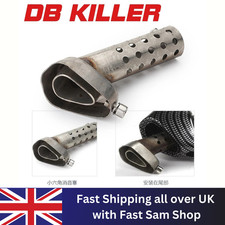 Motorcycle Mid Pipe DB Killer Silencer Muffler Catalyst Noise Eliminator Univers