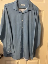 Perry Ellis Portfolio Men's Button down Stain on Sleeve as shown in pic
