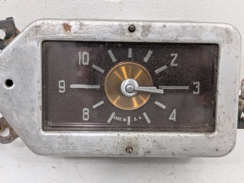 Vintage 1949 50 OEM Chrysler Imperial New Yorker Dash Clock Gauge Jaeger As Is - Picture 3 of 12
