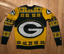 Green Bay Packers Ugly Christmas Sweater Size M 