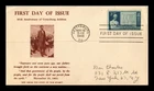 DR JIM STAMPS US COVER LINCOLN'S GETTYSBURG ADDRESS FIRST DAY ISSUE SCOTT 978